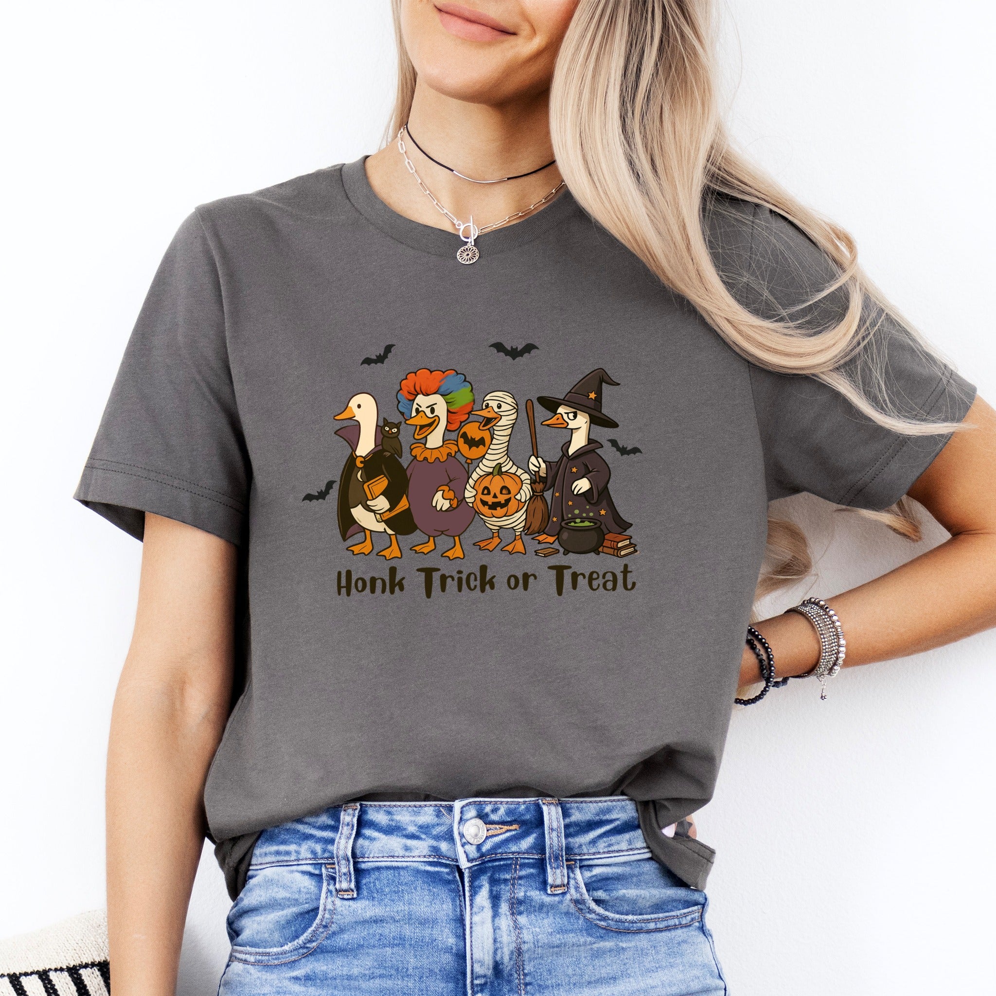 Honk Trick or Treat Duck Tee