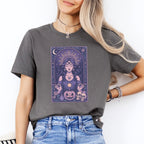 Divine Witch Goddess T-Shirt – Mystic Halloween Tee