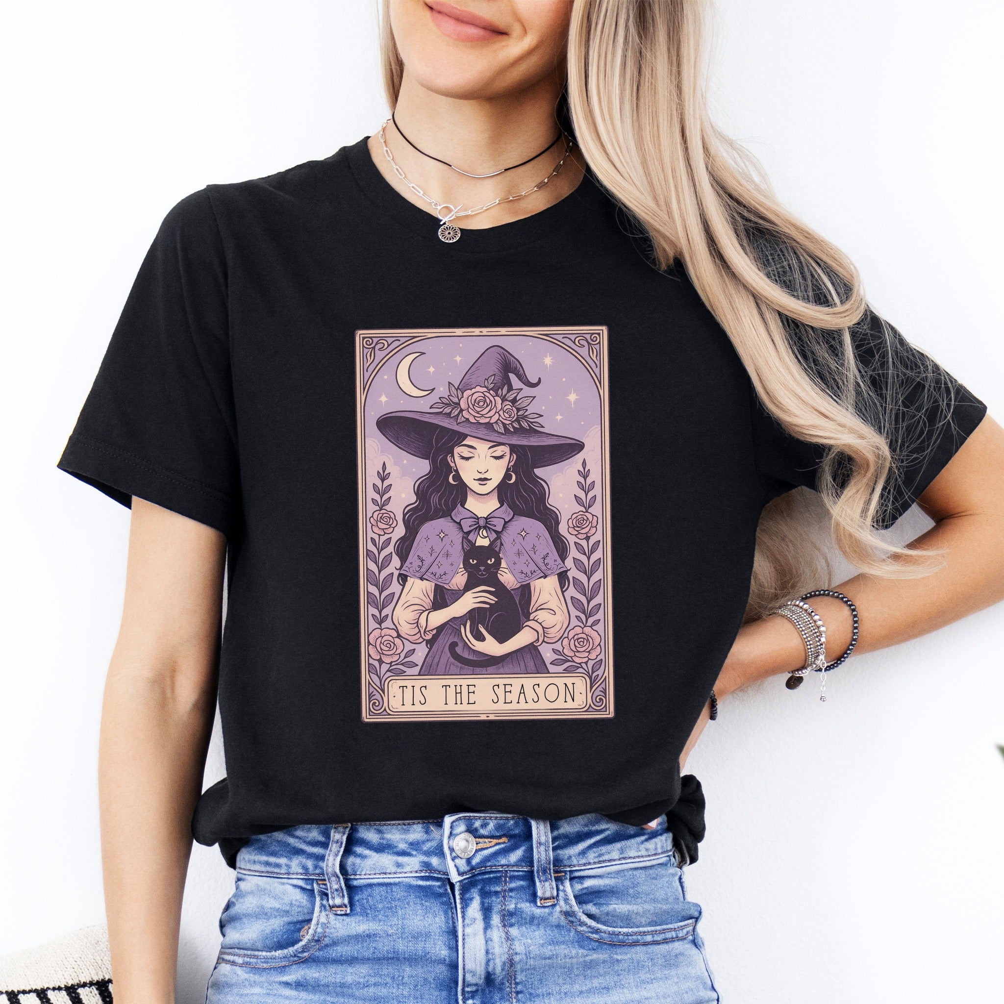 Tis The Season Salem Witch Graphic Tee