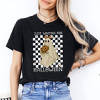 Just Waiting for Halloween Ghost Tee