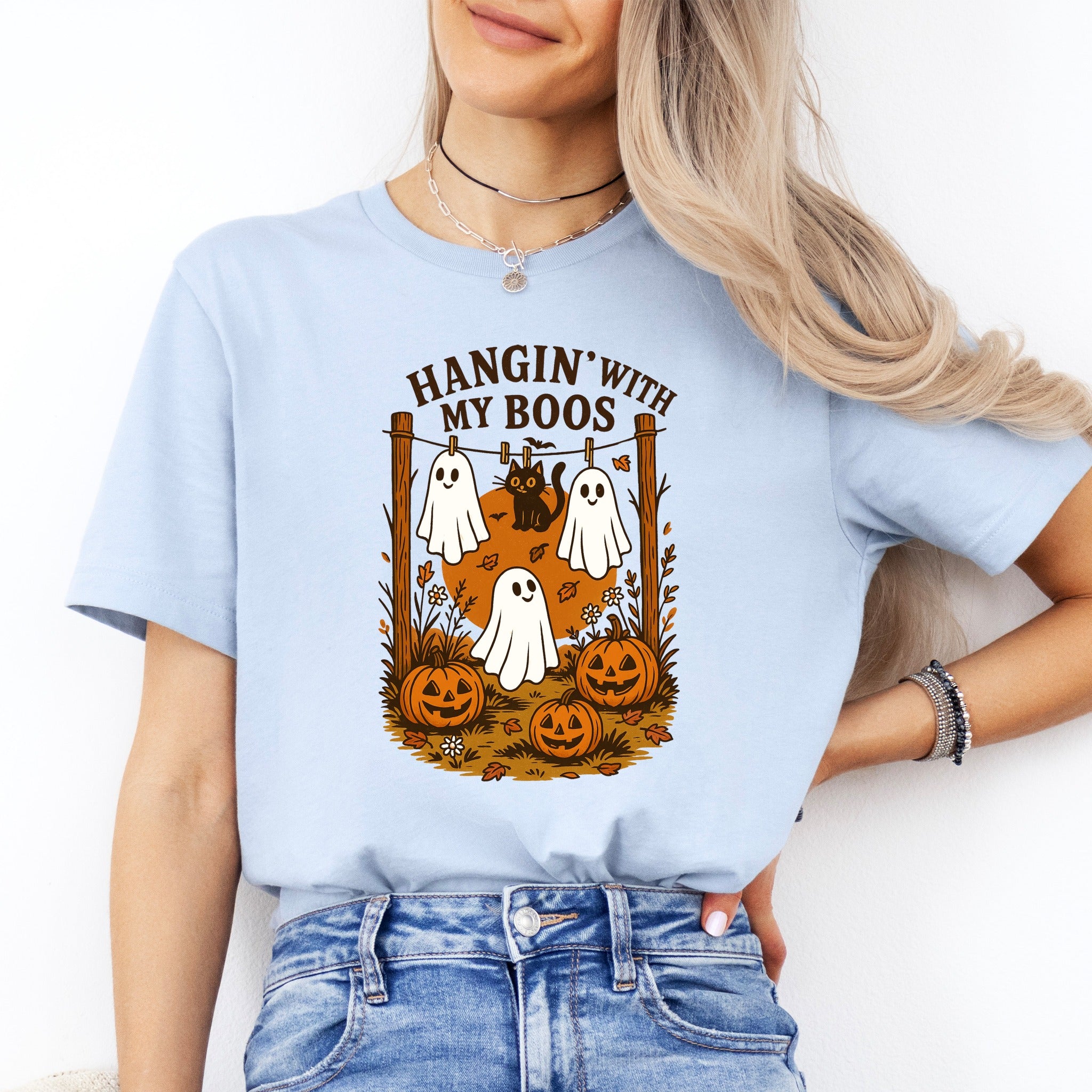 Hangin With My Boos Ghost Tee