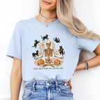 Skeleton Juggling Cats Tee