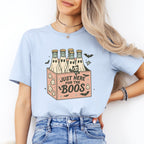Just Here for the Boos – Funny Ghost T-Shirt