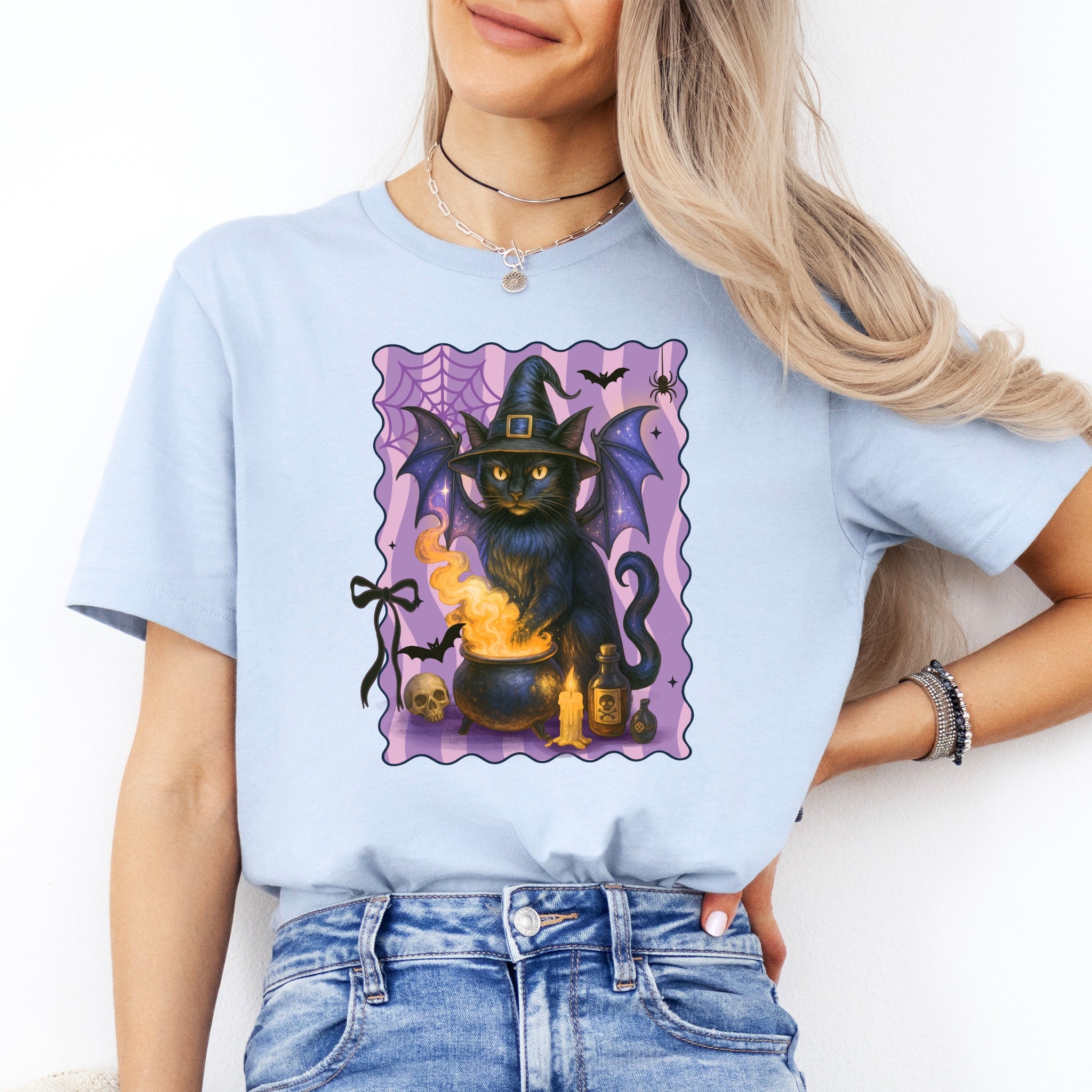 Batwing Witch Cat Tee