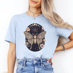 Celestial Moth Art – Moon & Atomic Design Tee