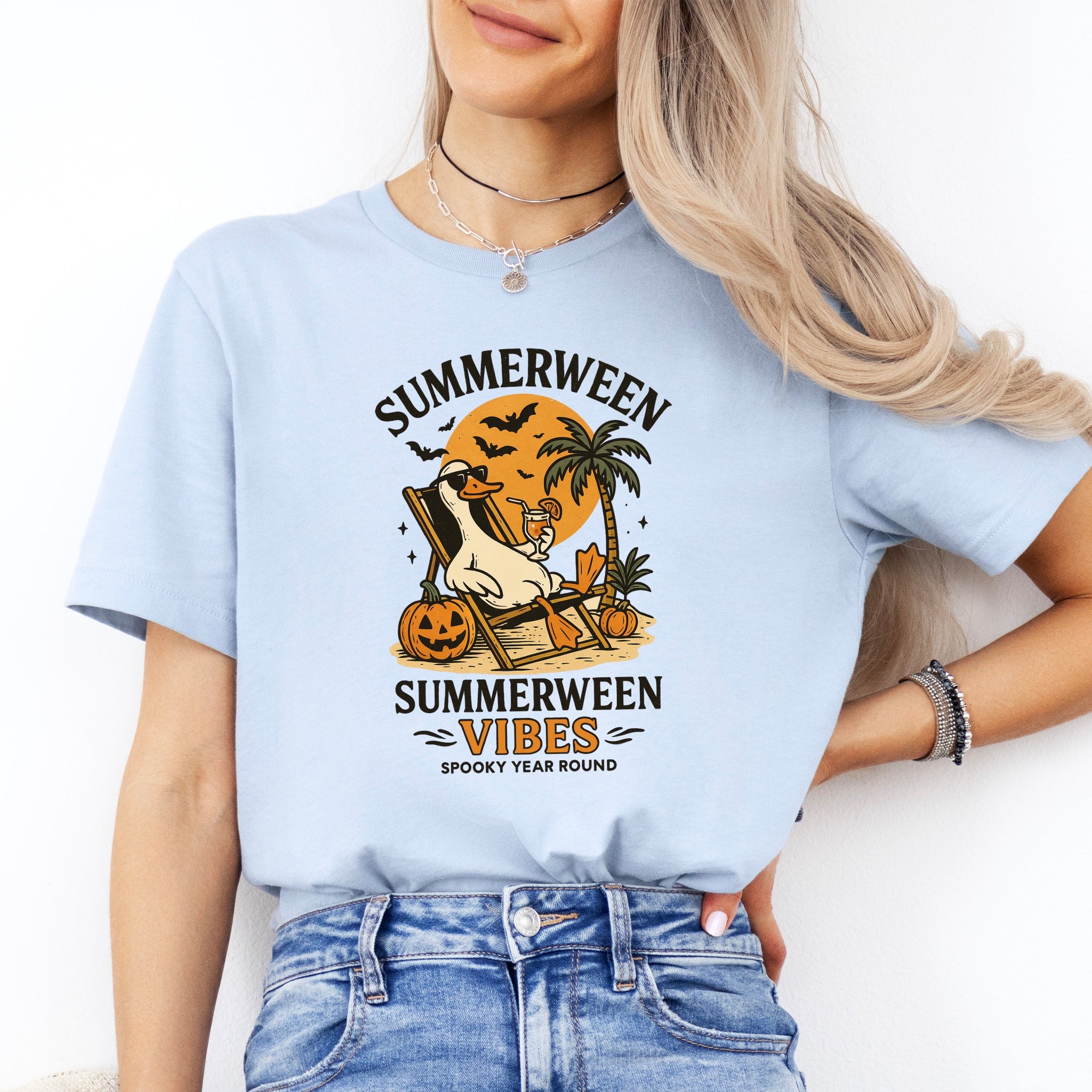 Summerween Vibes Duck Tee