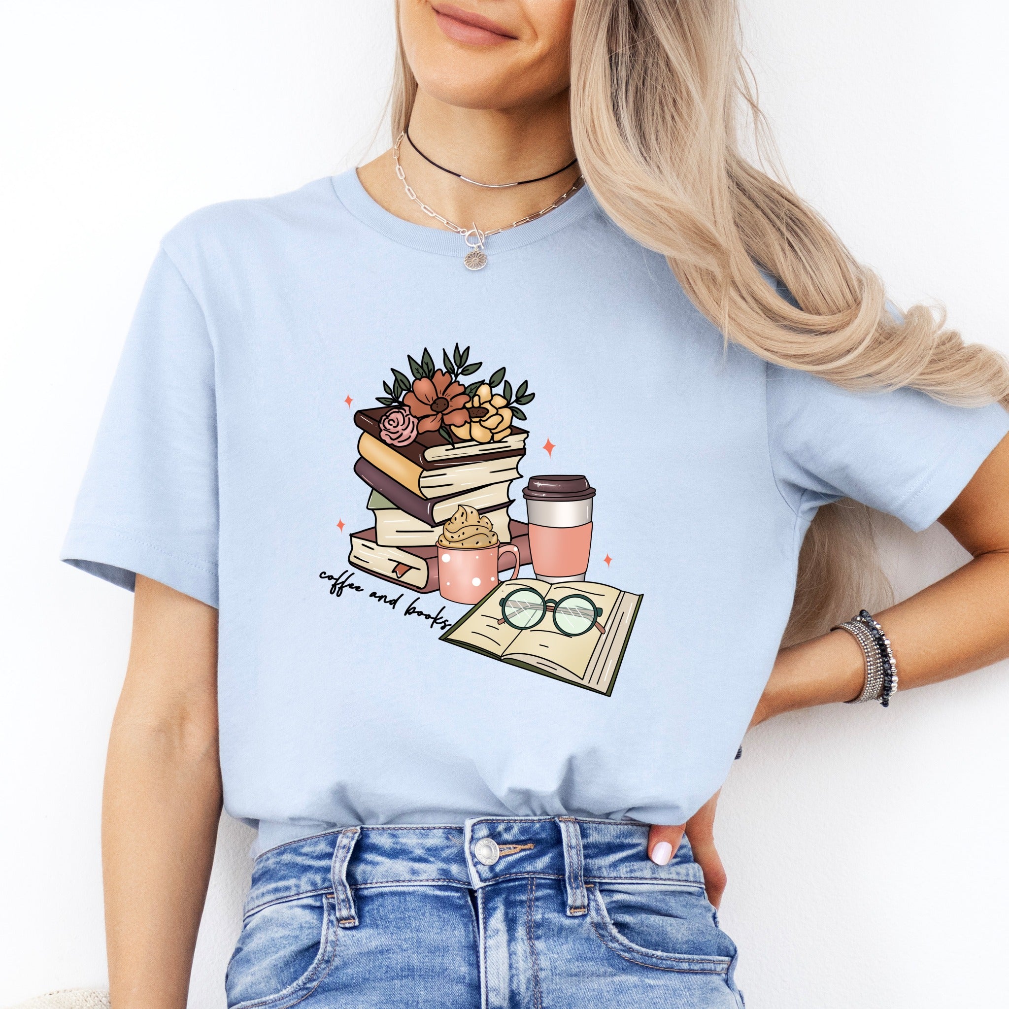 Coffee and Books Tee