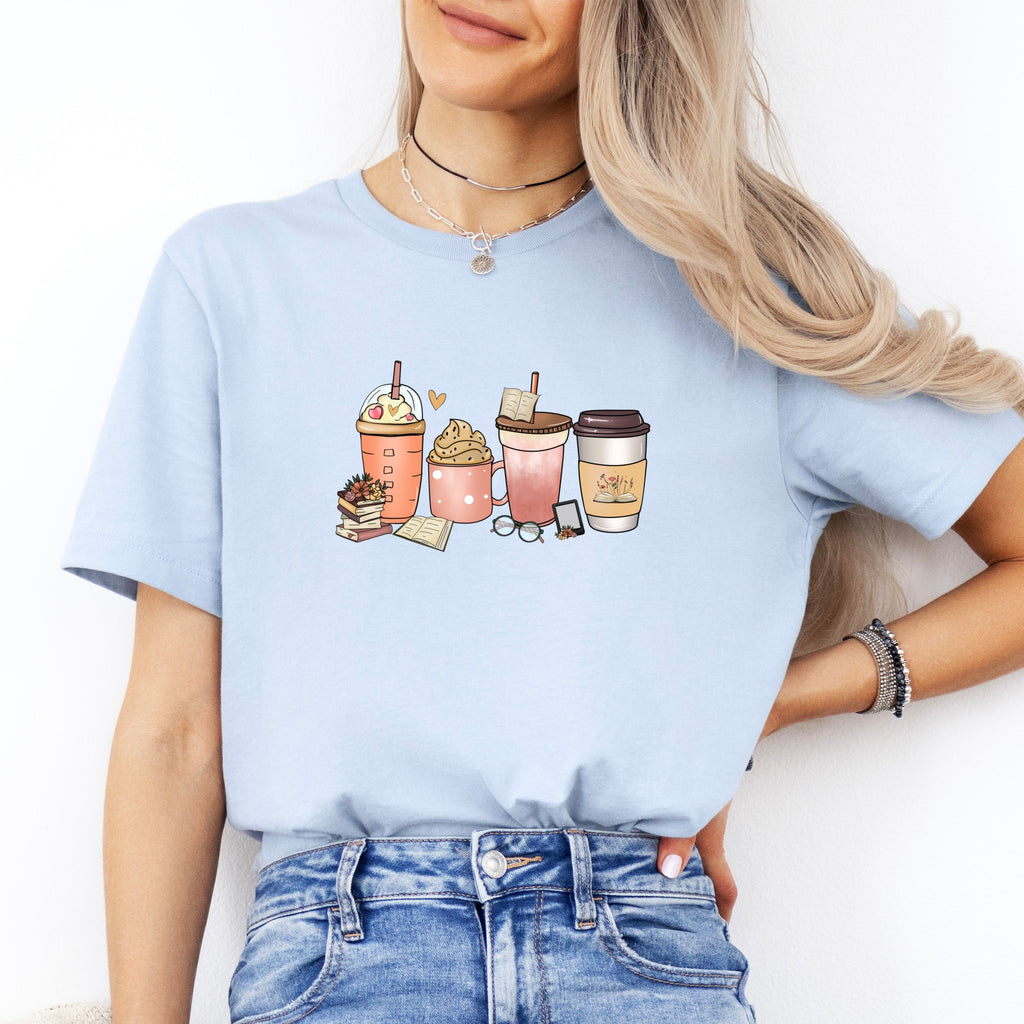 Books & Coffee Tee