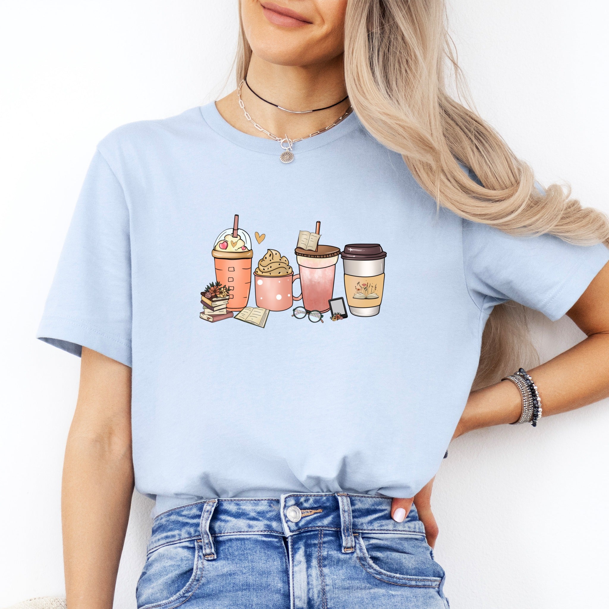 Books & Coffee Tee