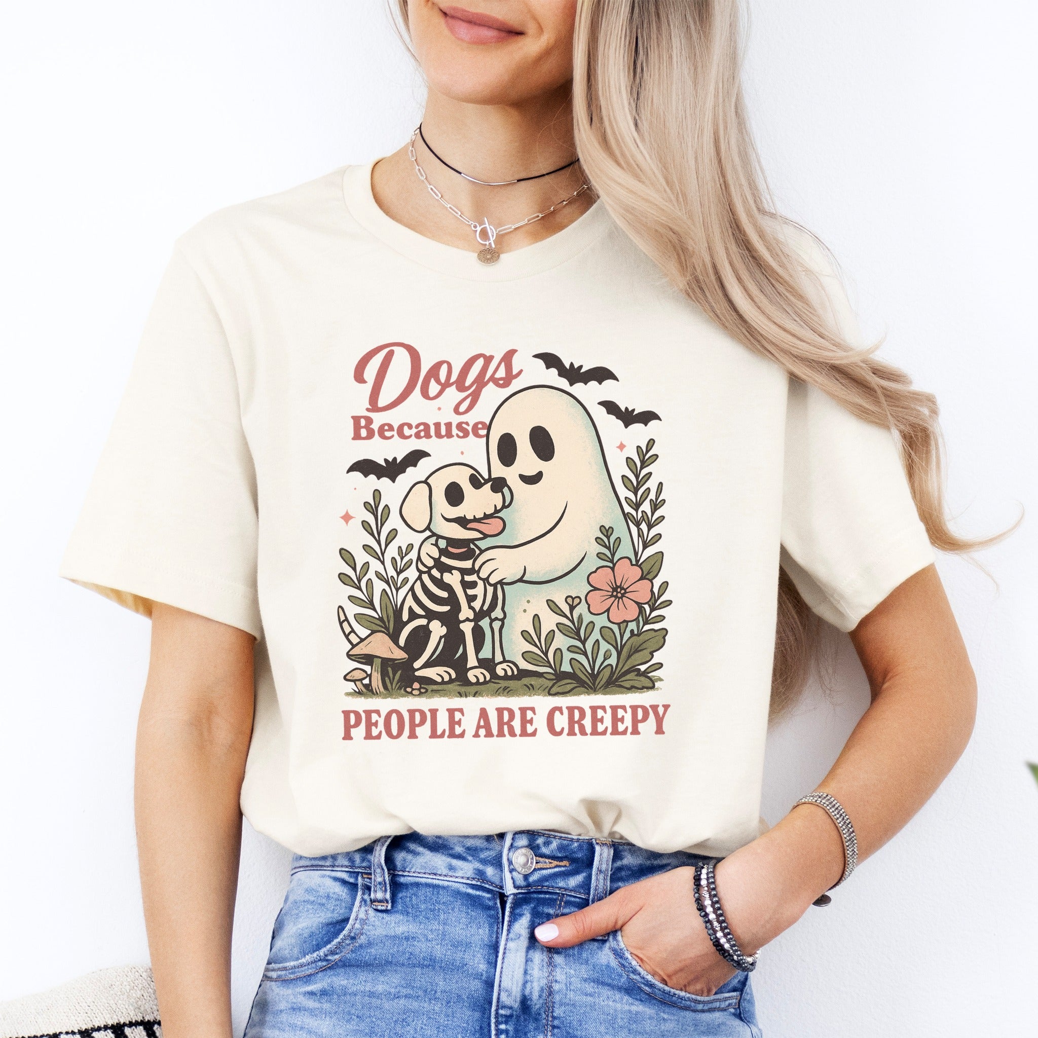 Dogs Because People are Creepy Tee