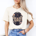 Celestial Moth Art – Moon & Atomic Design Tee
