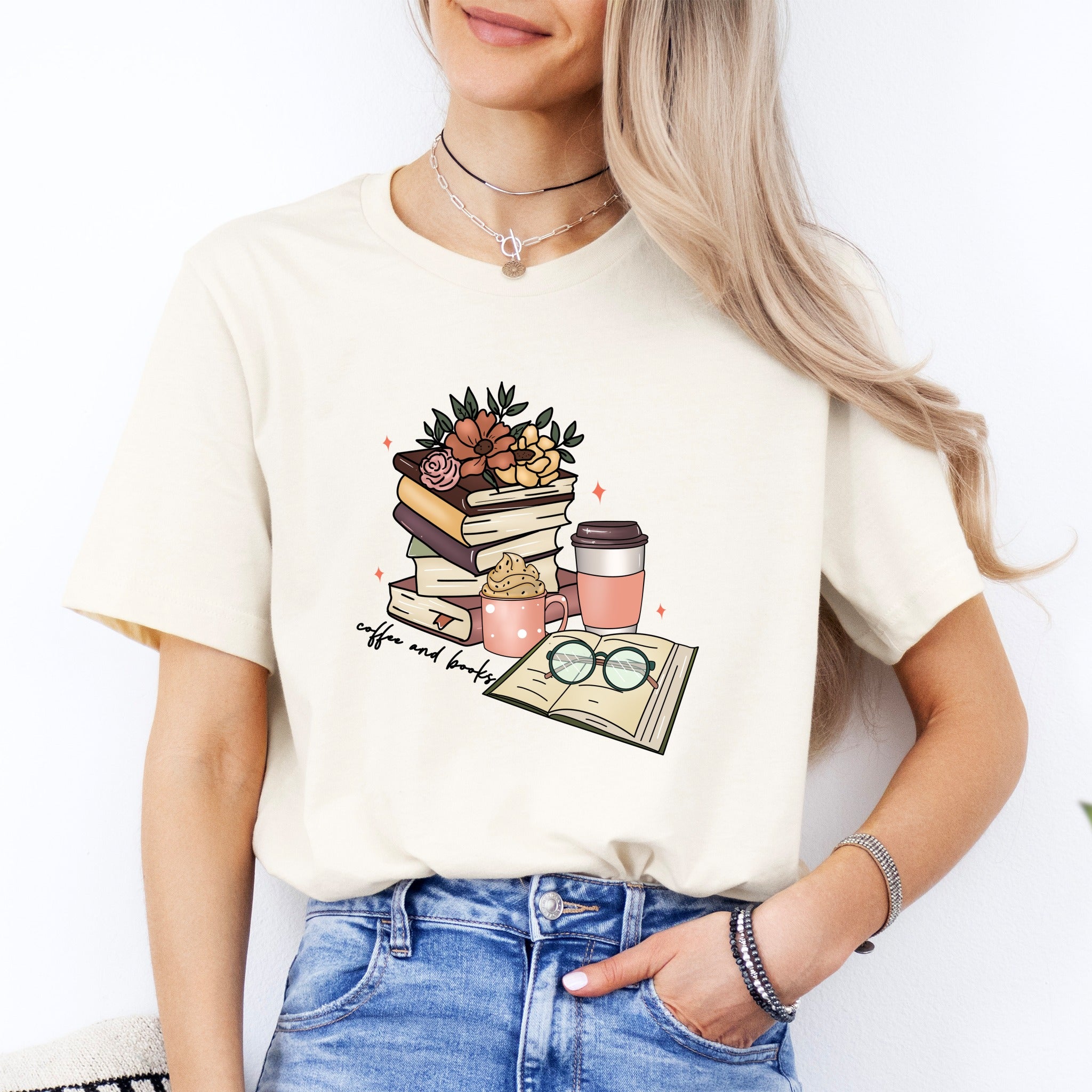 Coffee and Books Tee