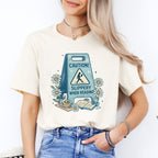 Caution Slippery When Reading Tee