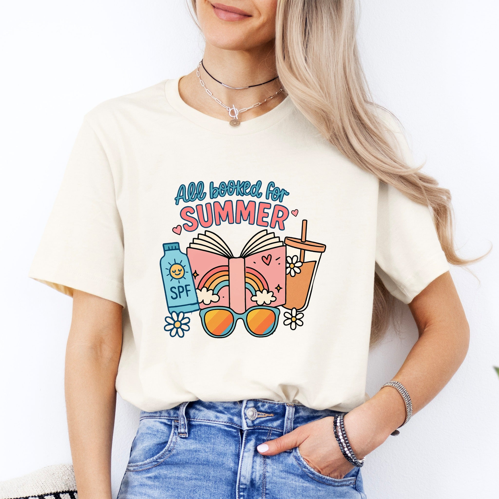 All Booked For Summer Tee