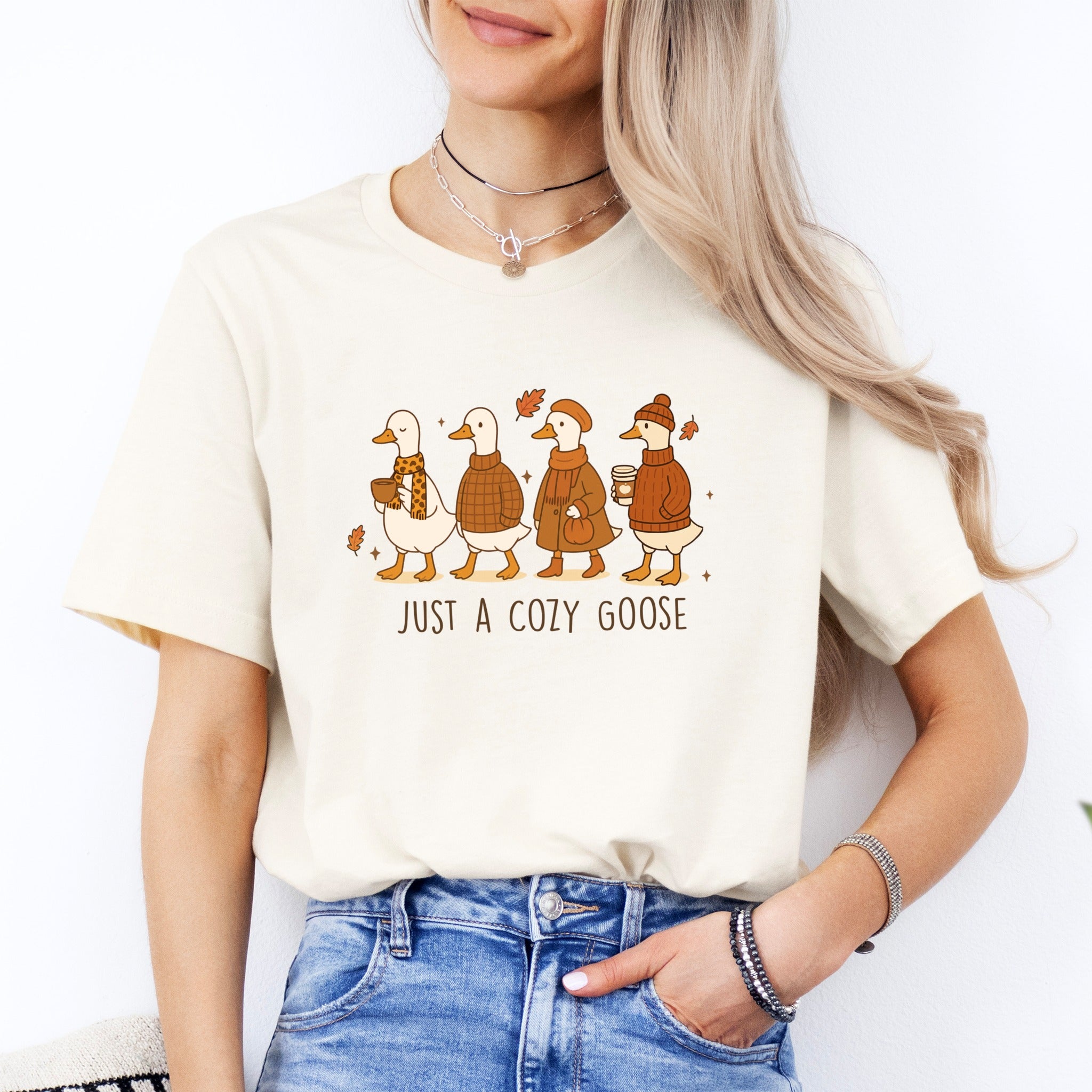 Just A Cozy Goose Tee