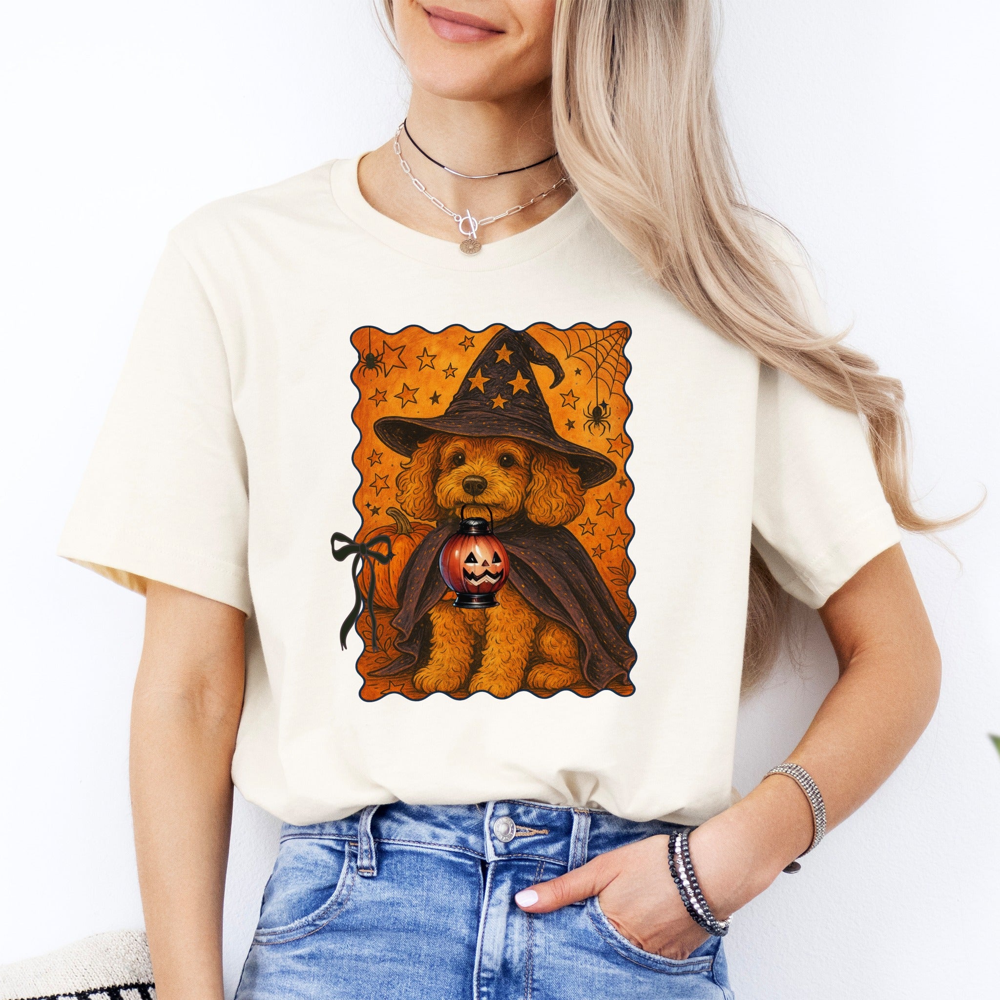 Halloween Witchy Dog Tee