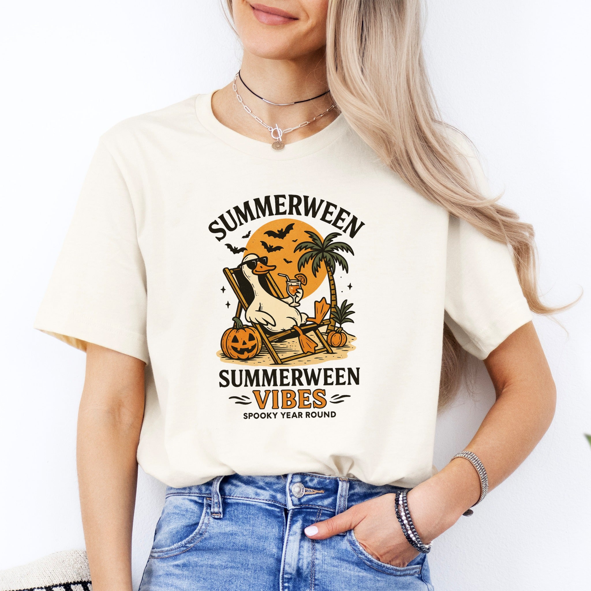 Summerween Vibes Duck Tee