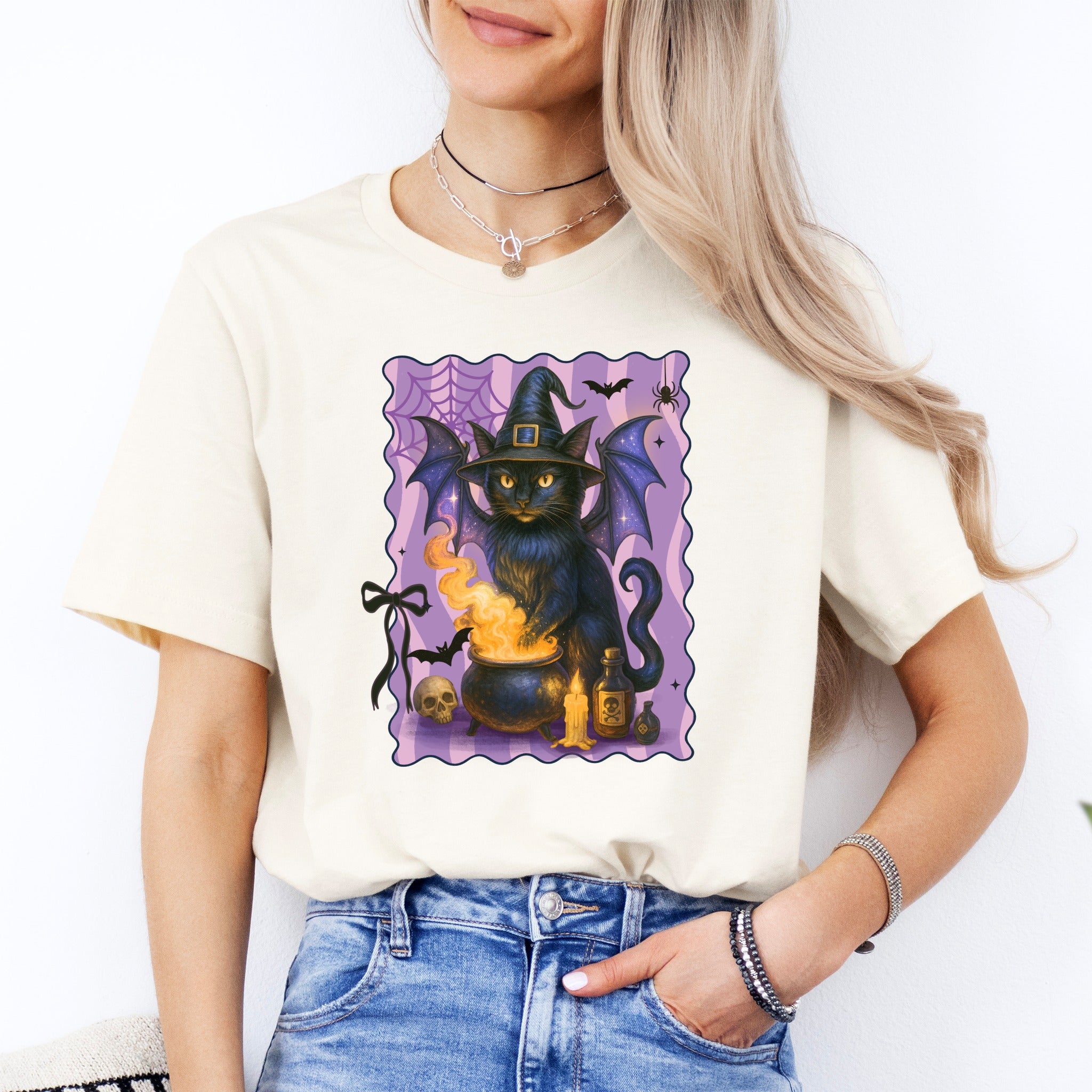 Batwing Witch Cat Tee
