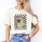 Just Waiting for Halloween Ghost Tee