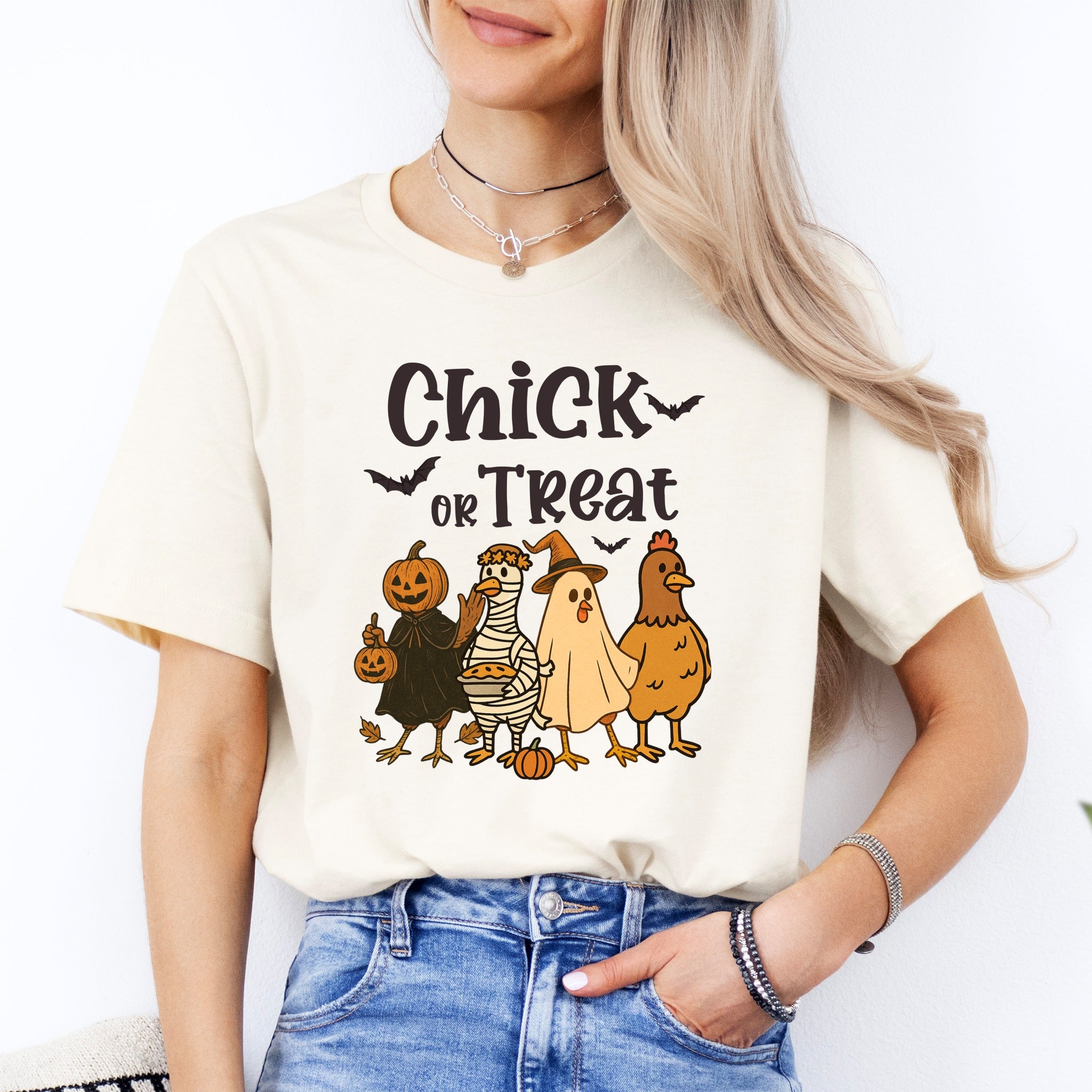 Chick Or Treat Graphic Tee