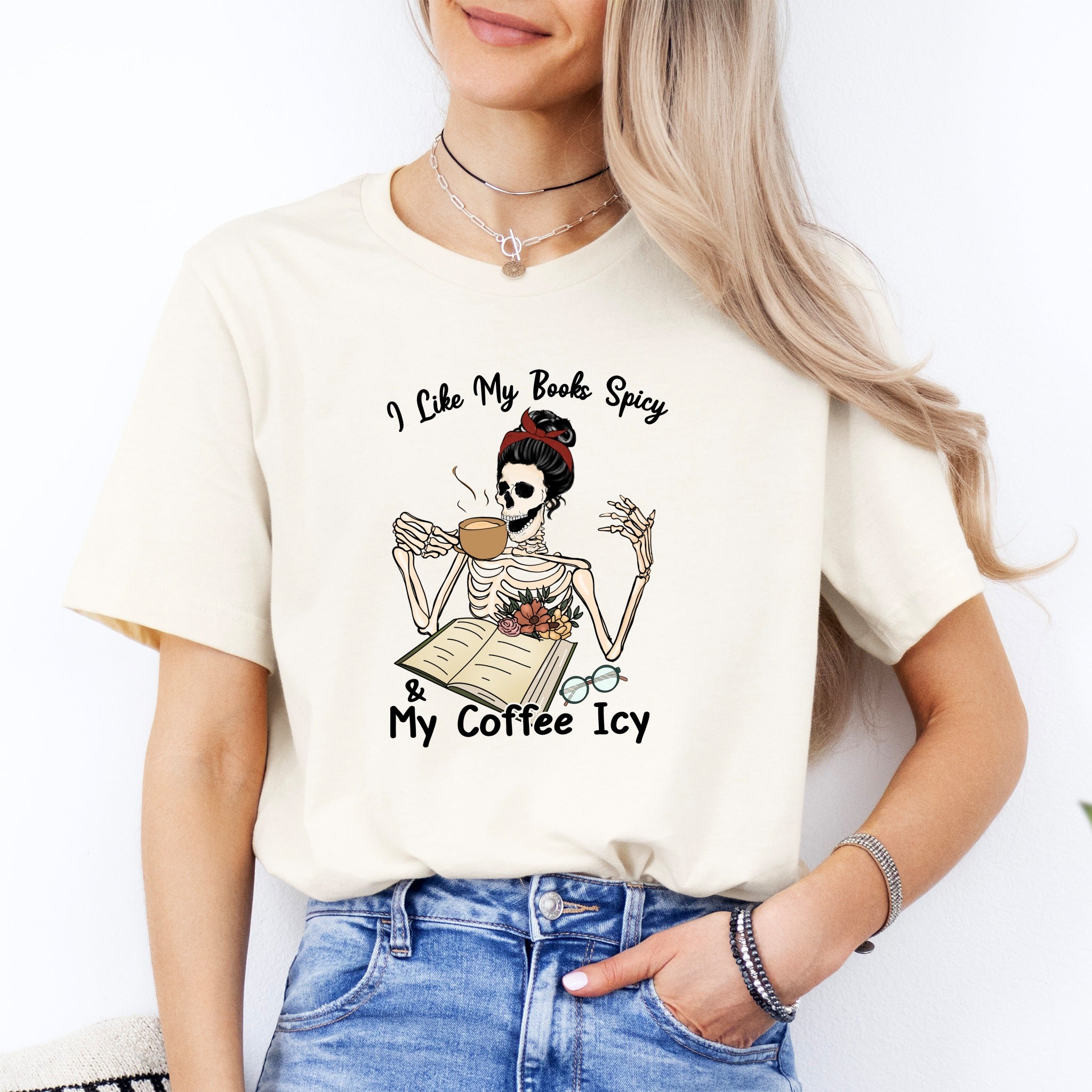 I Like My Books Spicy Tee
