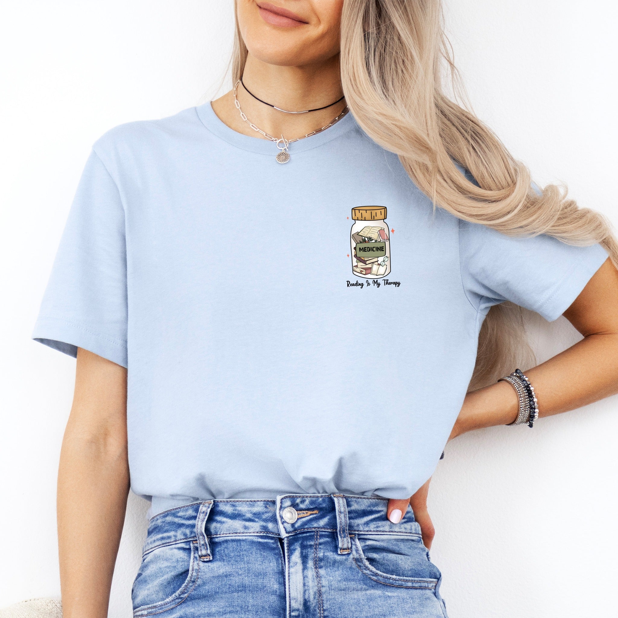 Reading Is My Therapy Tee