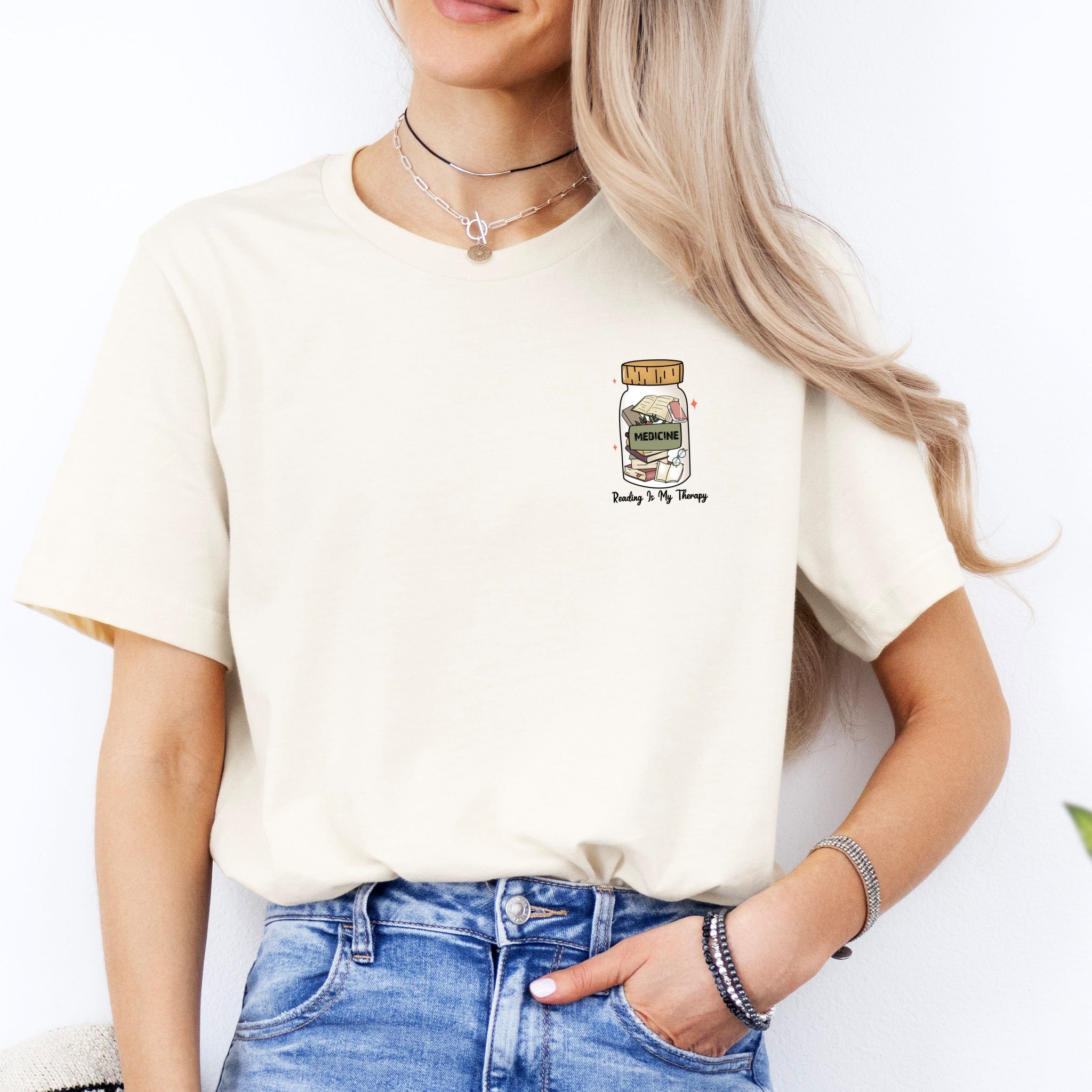 Reading Is My Therapy Tee