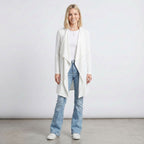 Knee Length Draped Cardigan