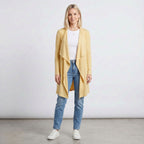 Knee Length Draped Cardigan