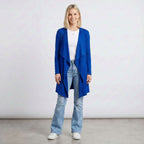 Knee Length Draped Cardigan