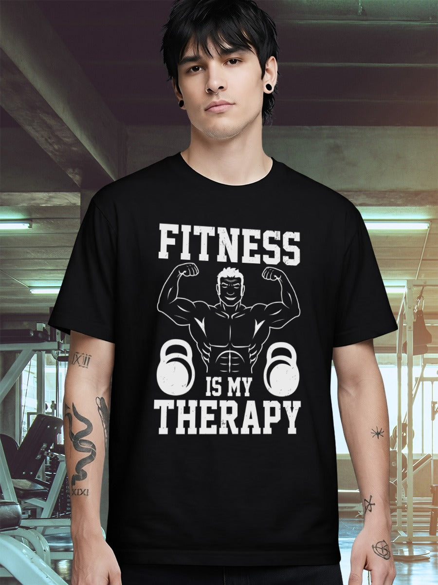FITNESS IS MY THERAPY T-SHIRT