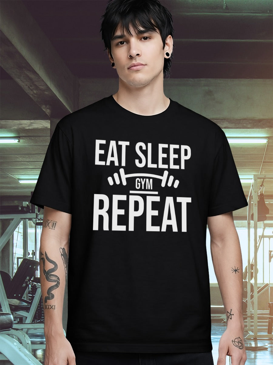 EAT SLEEP GYM REPEAT2 T-SHIRT