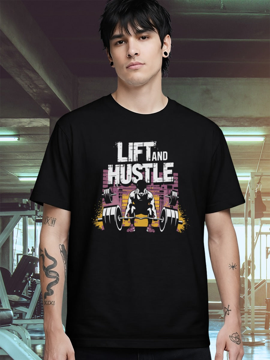 LIFT AND HUSTLE T-SHIRT
