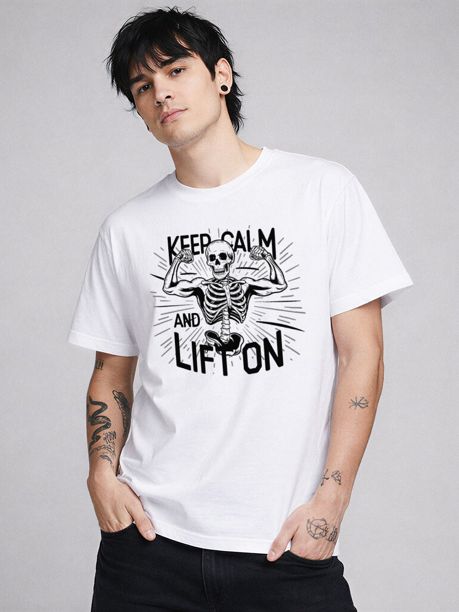 KEEP CALM AND LIFT ON T-SHIRT