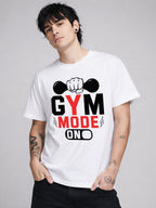 GYM MODE ON T-SHIRT
